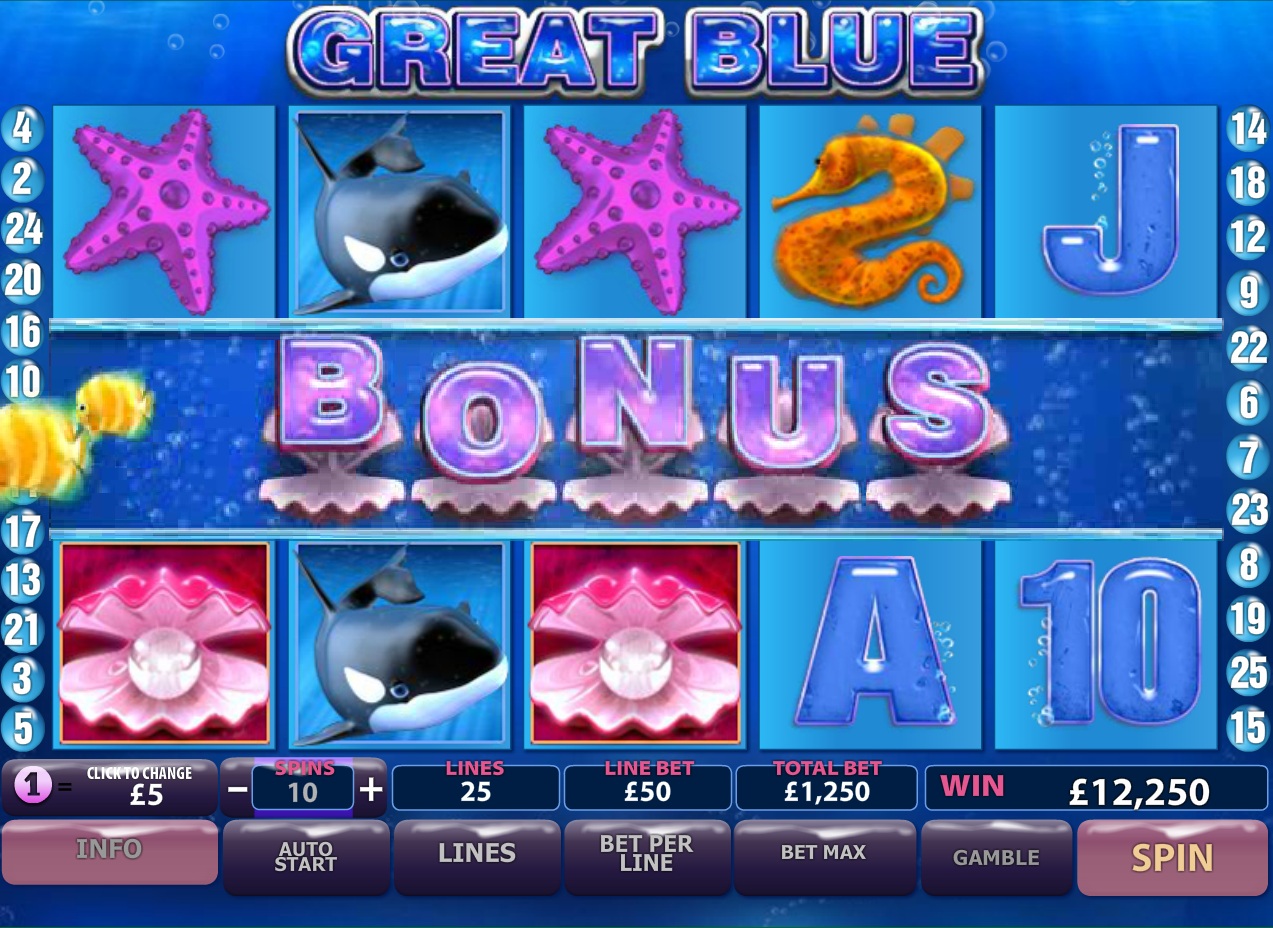 Great Blue Slot screenshot