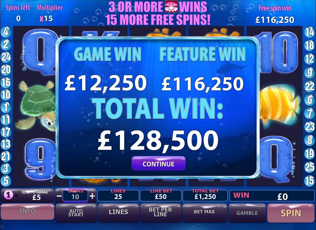 Great Blue Slot screenshot
